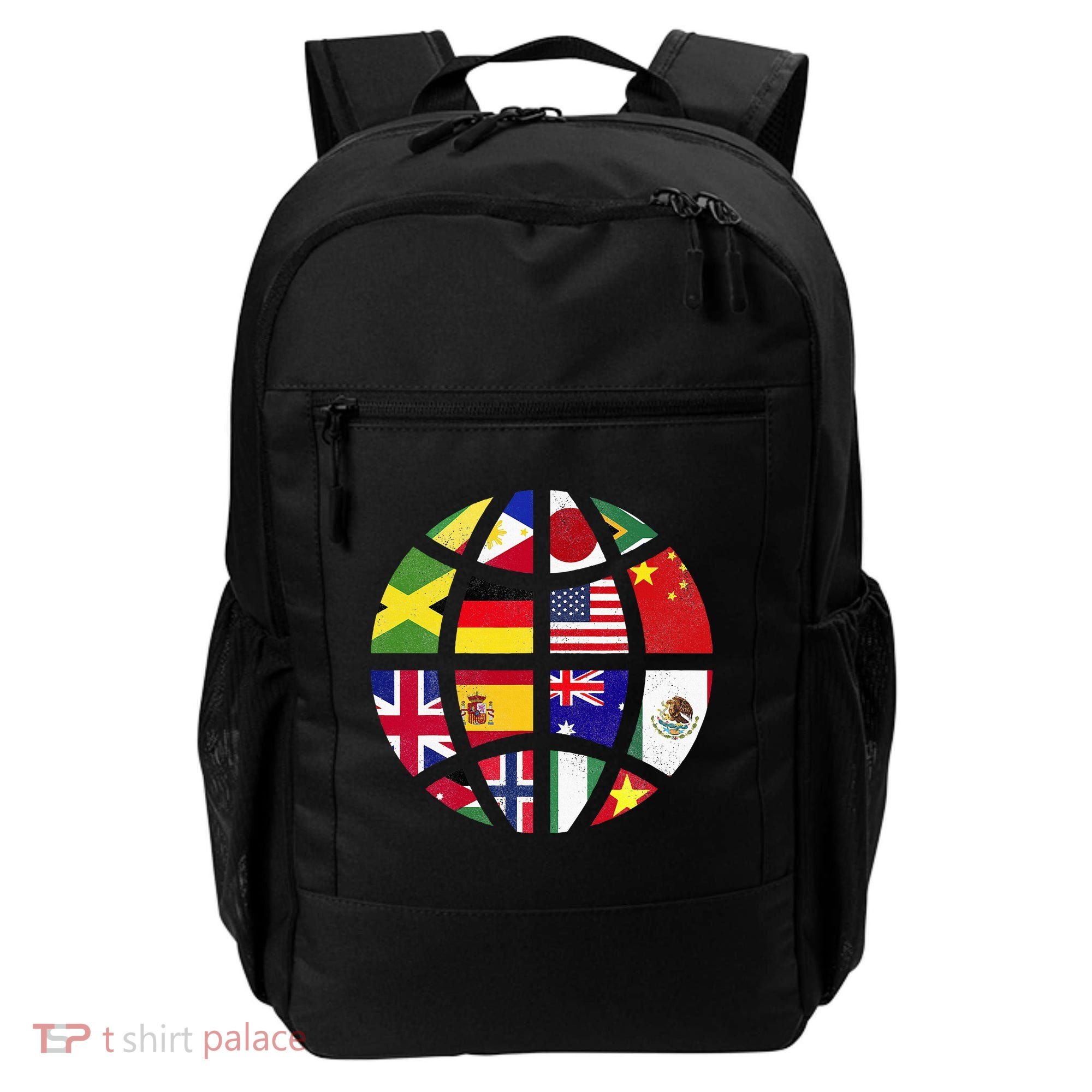International World Flags Traveler Travelling World Flags Backpack