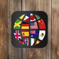 International World Flags Traveler Travelling World Flags Coaster thumb 0