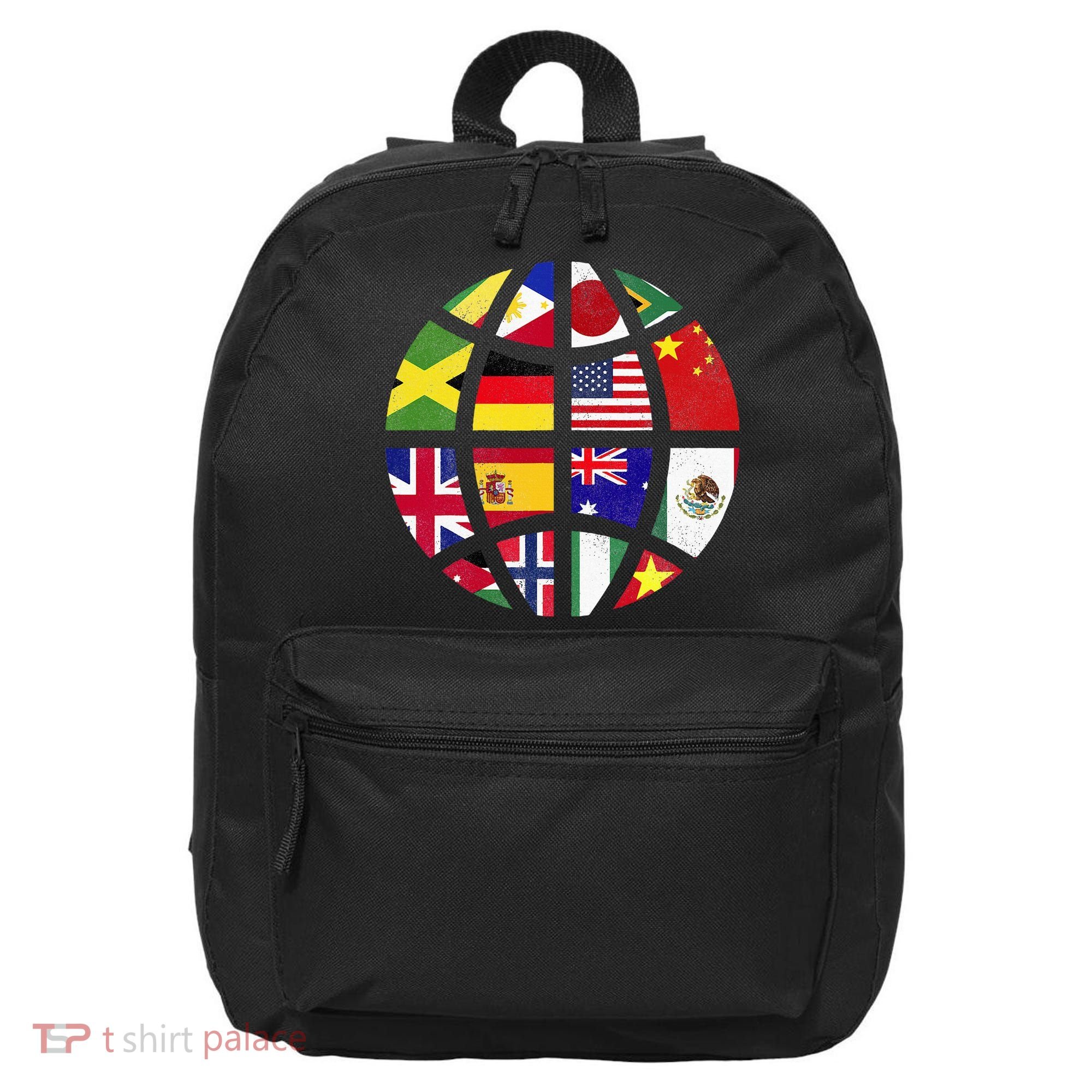 International World Flags Traveler Travelling World Flags 16 in Basic Backpack