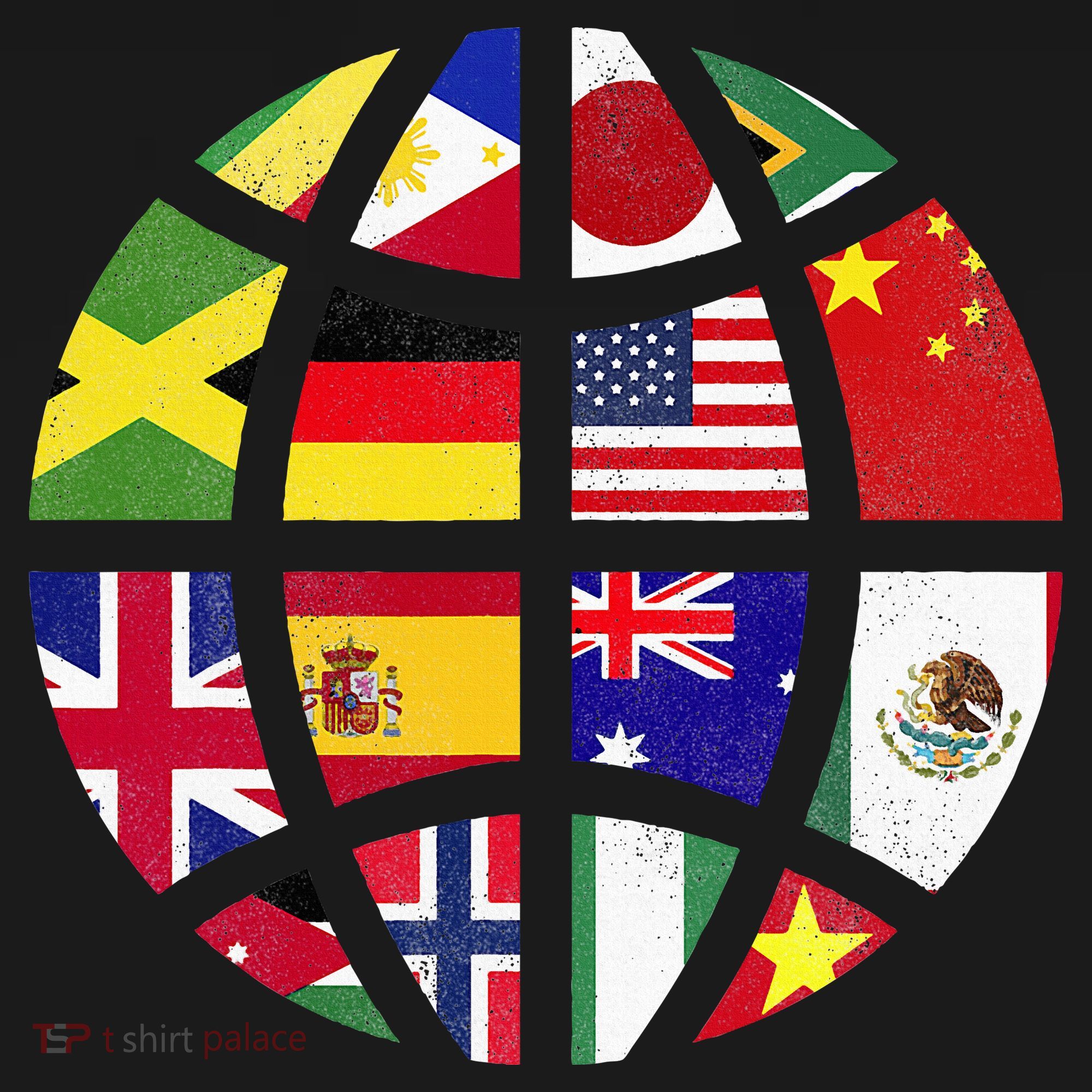 International World Flags Traveler Travelling World Flags Women's Hoodie
