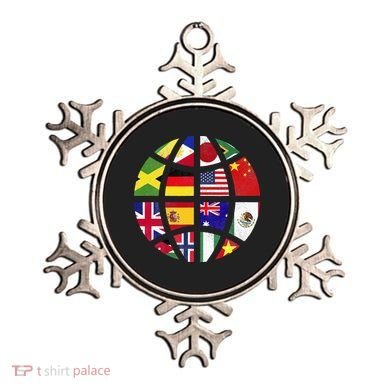 International World Flags Traveler Travelling World Flags Ornament