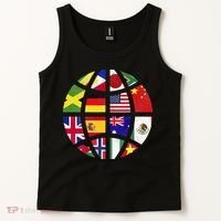 International World Flags Traveler Travelling World Flags Tank Top thumb 2