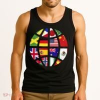 International World Flags Traveler Travelling World Flags Tank Top thumb 3