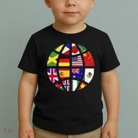 International World Flags Traveler Travelling World Flags Toddler T-Shirt thumb 2