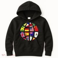 International World Flags Traveler Travelling World Flags Kids Hoodie thumb 0