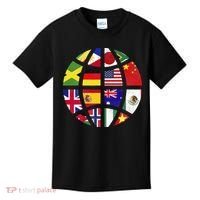 International World Flags Traveler Travelling World Flags Kids T-Shirt thumb 0