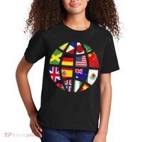International World Flags Traveler Travelling World Flags Kids T-Shirt thumb 2