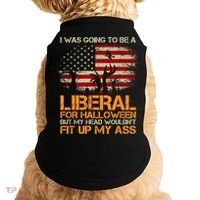 I Was Going To Be A Liberal For Halloween Flag Doggie Tank thumb 0