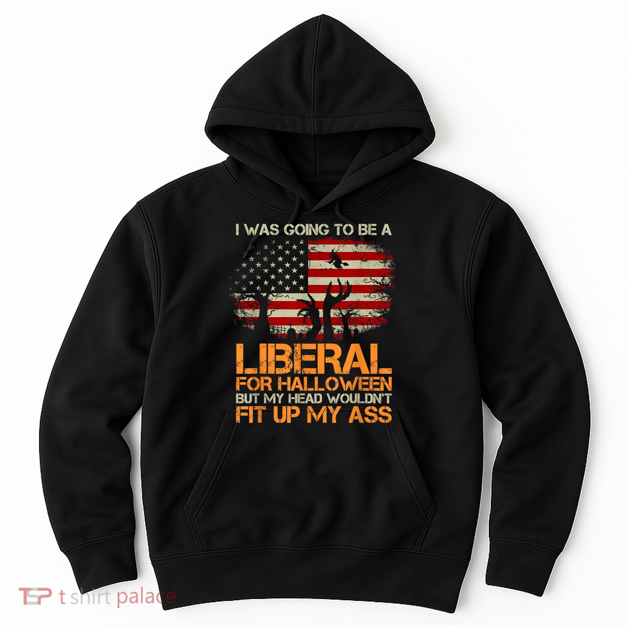 I Was Going To Be A Liberal For Halloween Flag Hoodie