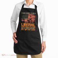 I Was Going To Be A Liberal For Halloween Flag Apron thumb 2