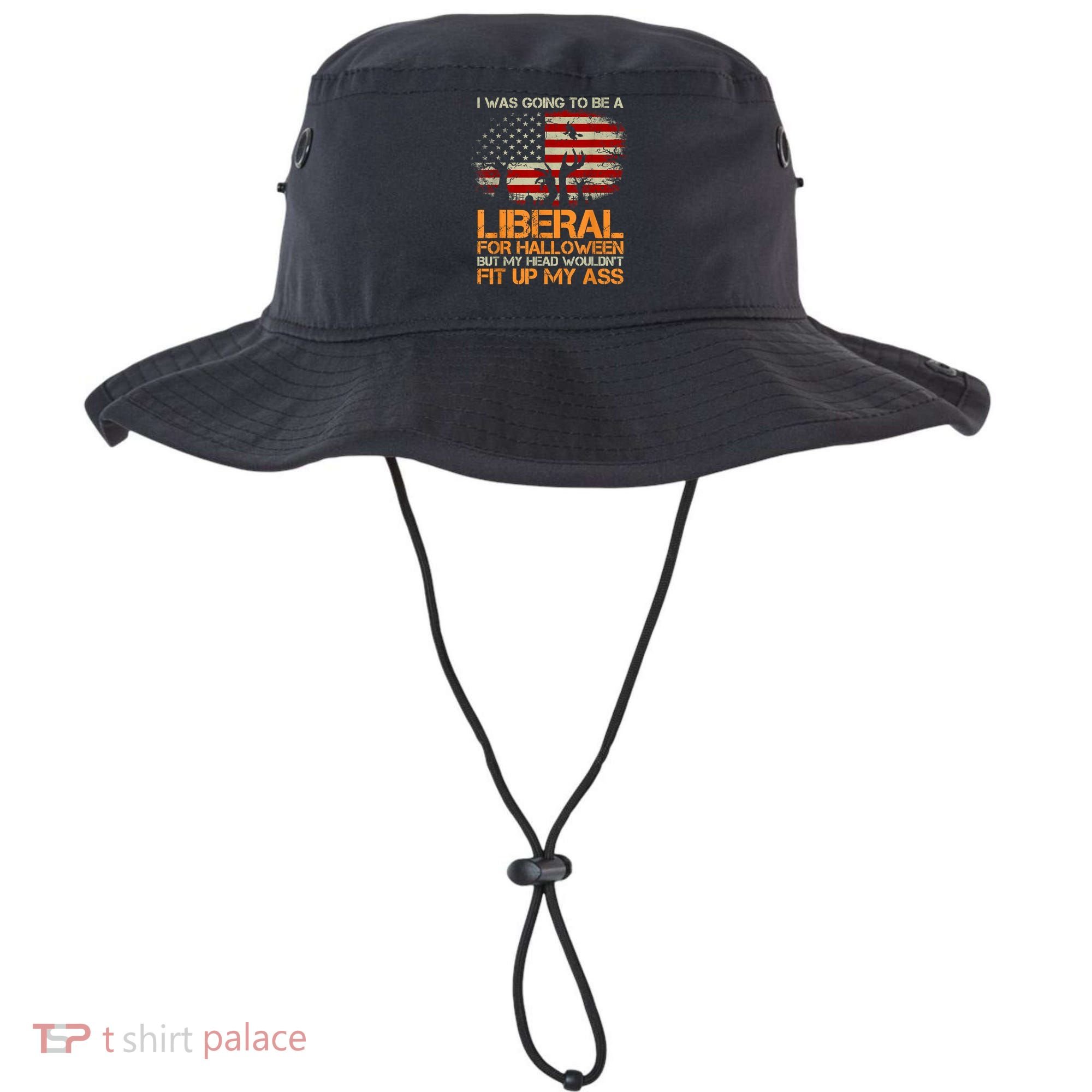 I Was Going To Be A Liberal For Halloween Flag Bucket Hat