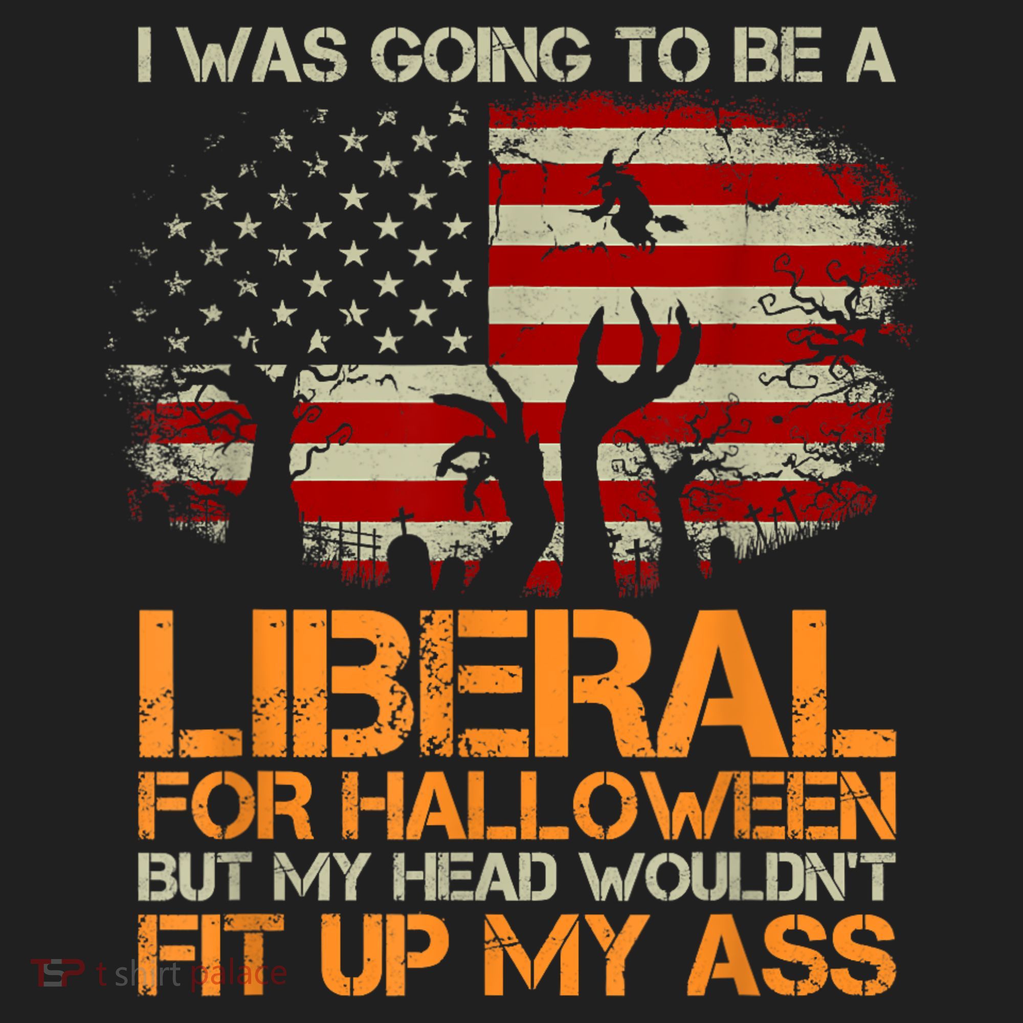 I Was Going To Be A Liberal For Halloween Flag Beanie