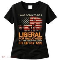 I Was Going To Be A Liberal For Halloween Flag Women's T-Shirt thumb 0