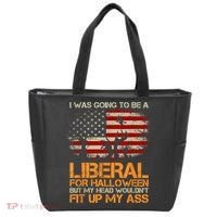 I Was Going To Be A Liberal For Halloween Flag Tote Bag thumb 0