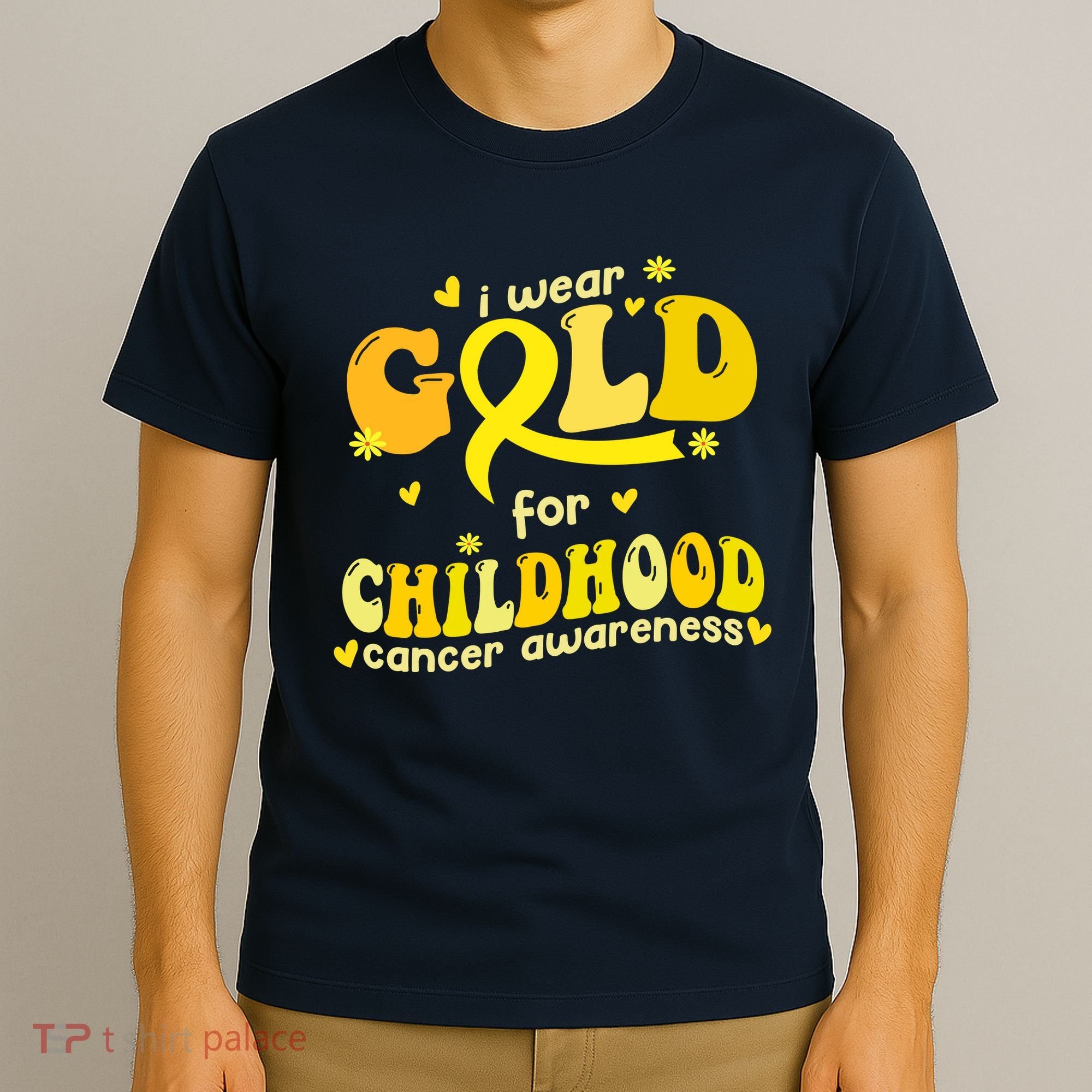 I Wear Gold For Childhood Cancer Awareness T-Shirt