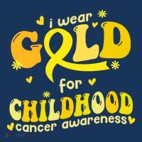 I Wear Gold For Childhood Cancer Awareness Women's Tank Top thumb 5