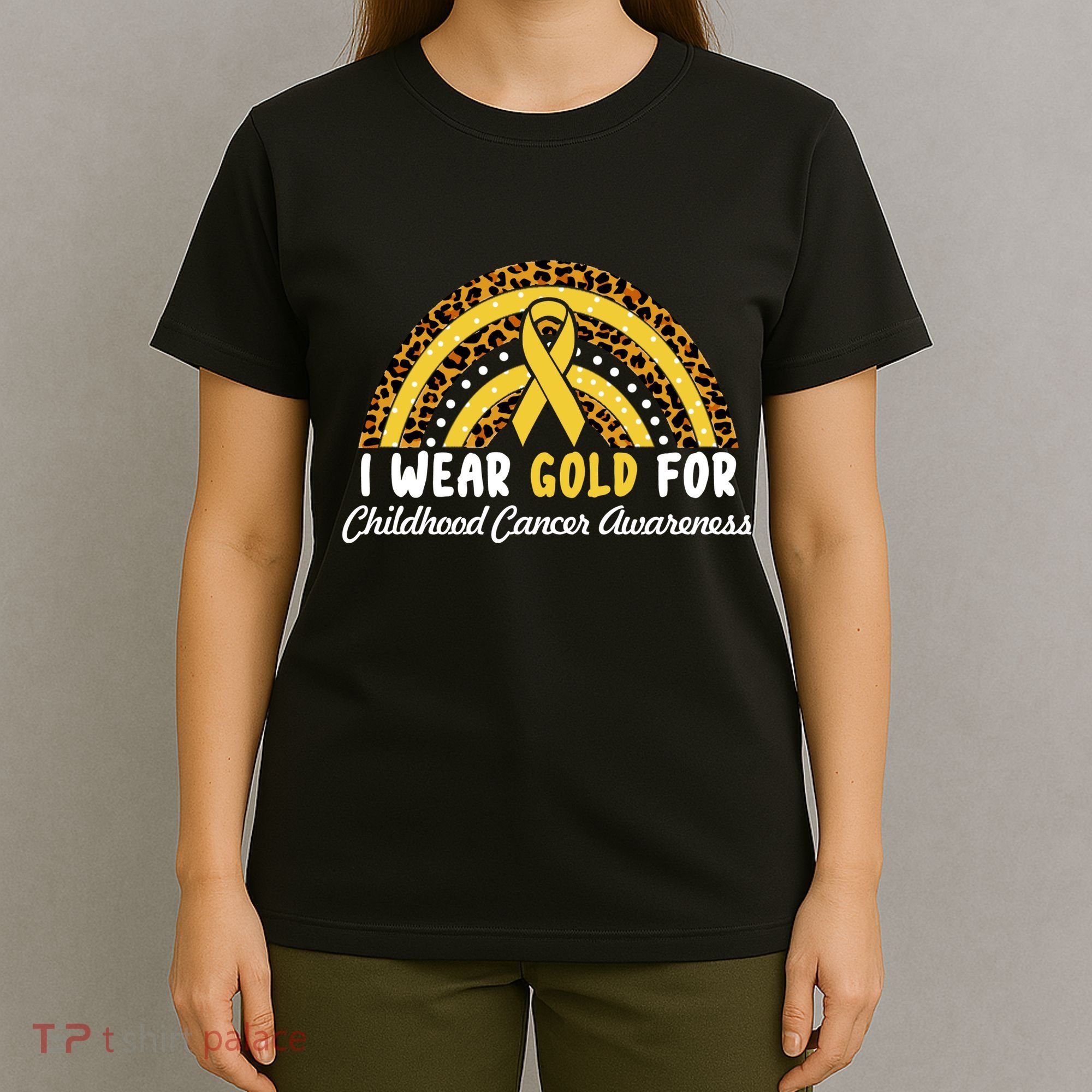 I Wear Gold For Childhood Cancer Awareness T-Shirt