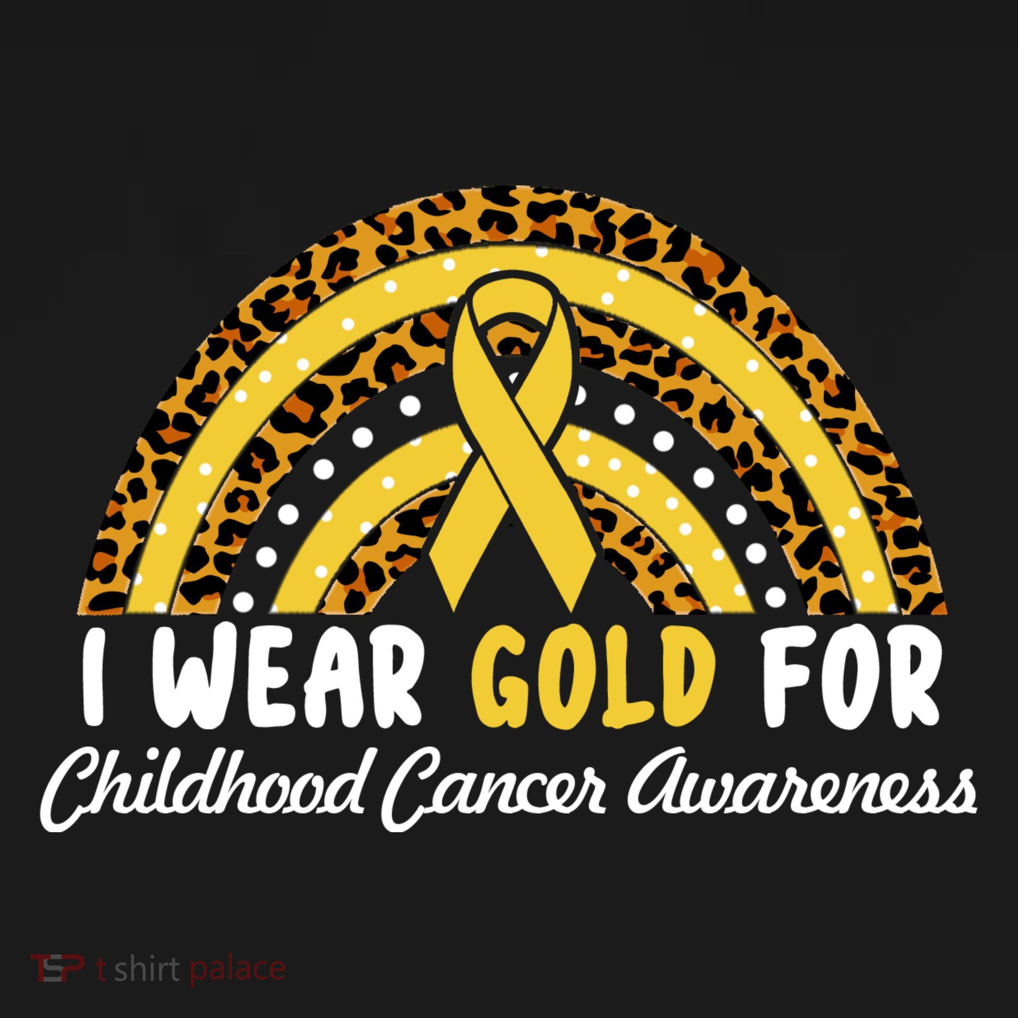 I Wear Gold For Childhood Cancer Awareness T-Shirt