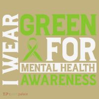 I Wear Green Mental Health Awareness Mental Health Matters T-Shirt thumb 7
