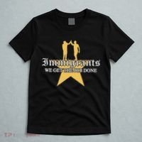 Immigrants We Get The Job Done Stars T-Shirt thumb 5
