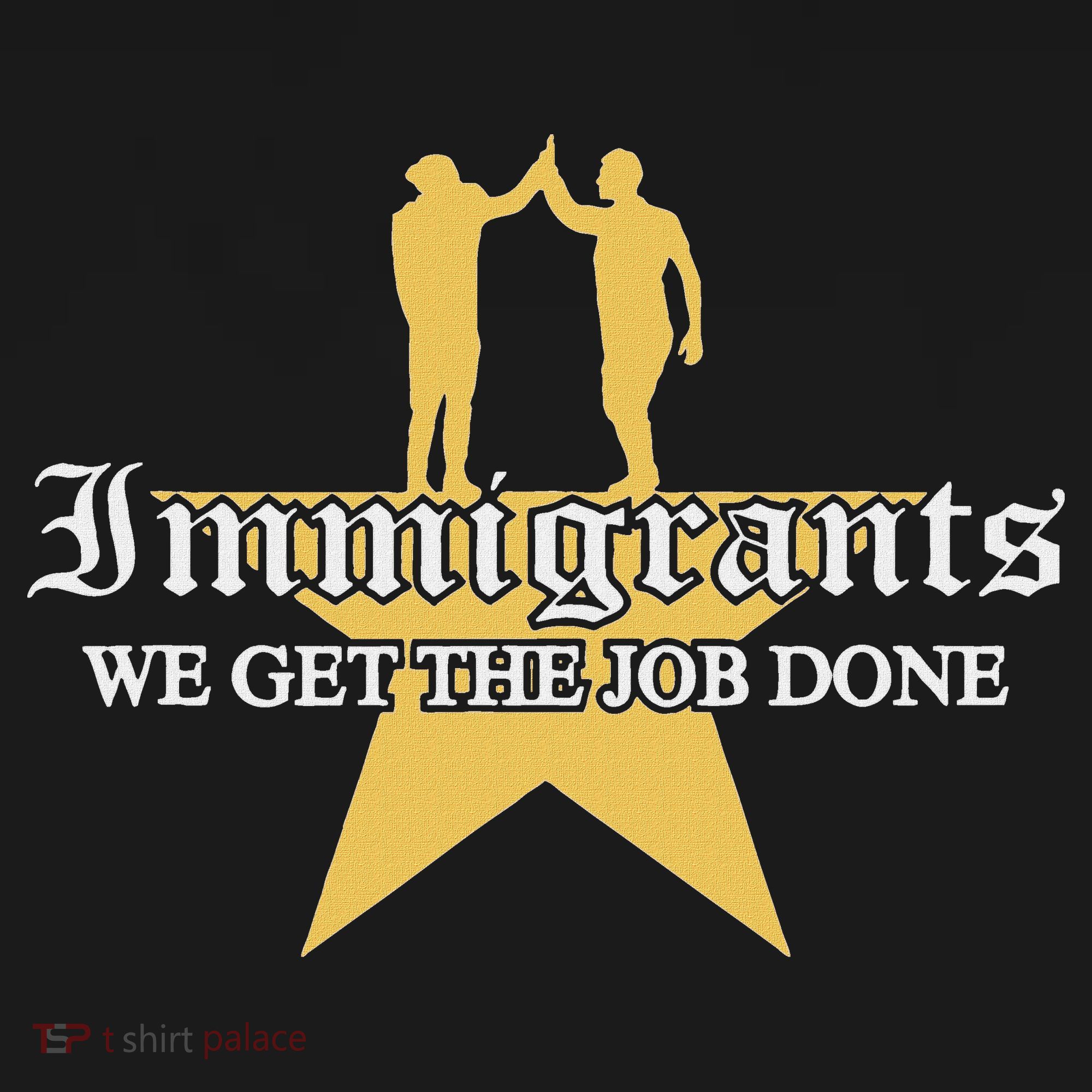 Immigrants We Get The Job Done Stars Mousepad