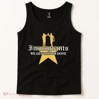 Immigrants We Get The Job Done Stars Tank Top thumb 2