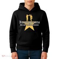 Immigrants We Get The Job Done Stars Kids Hoodie thumb 4