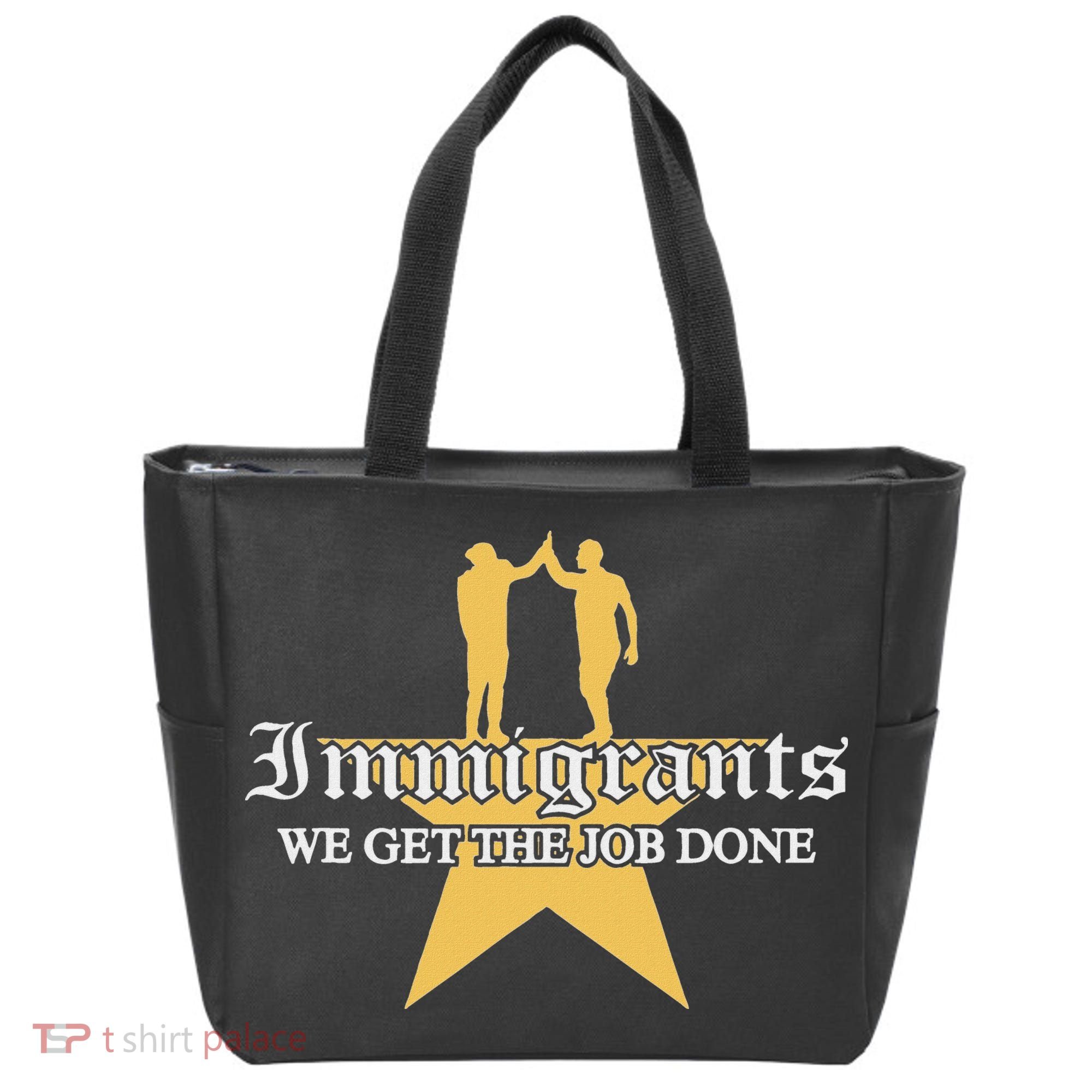 Immigrants We Get The Job Done Stars Tote Bag