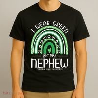 I Wear Green For My Nephew Cerebral Palsy Awareness T-Shirt thumb 3
