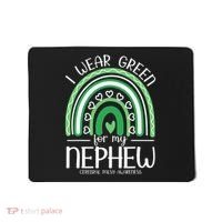 I Wear Green For My Nephew Cerebral Palsy Awareness Mousepad thumb 0