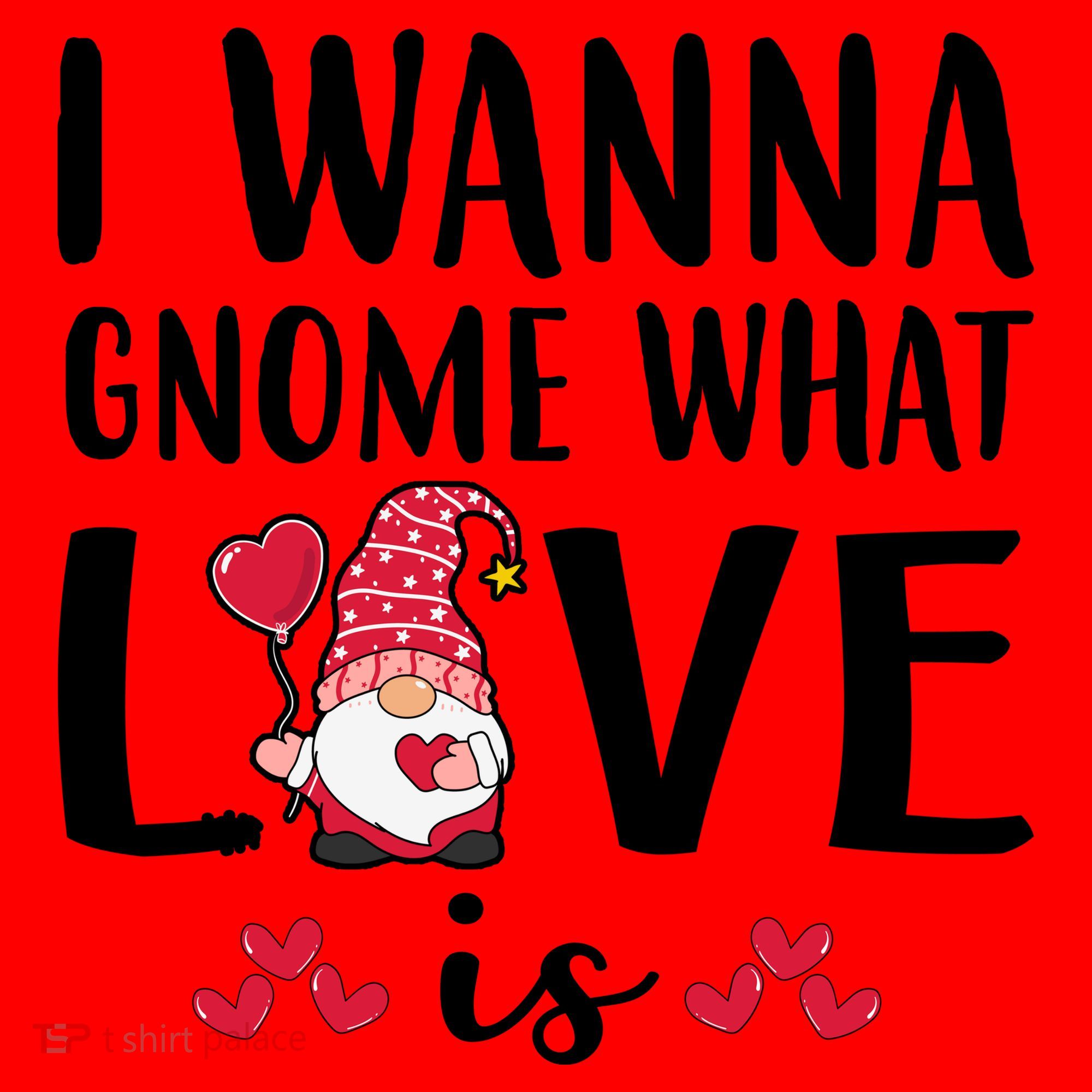I Wanna Gnome What Love Is Valentine Day Santa Hat