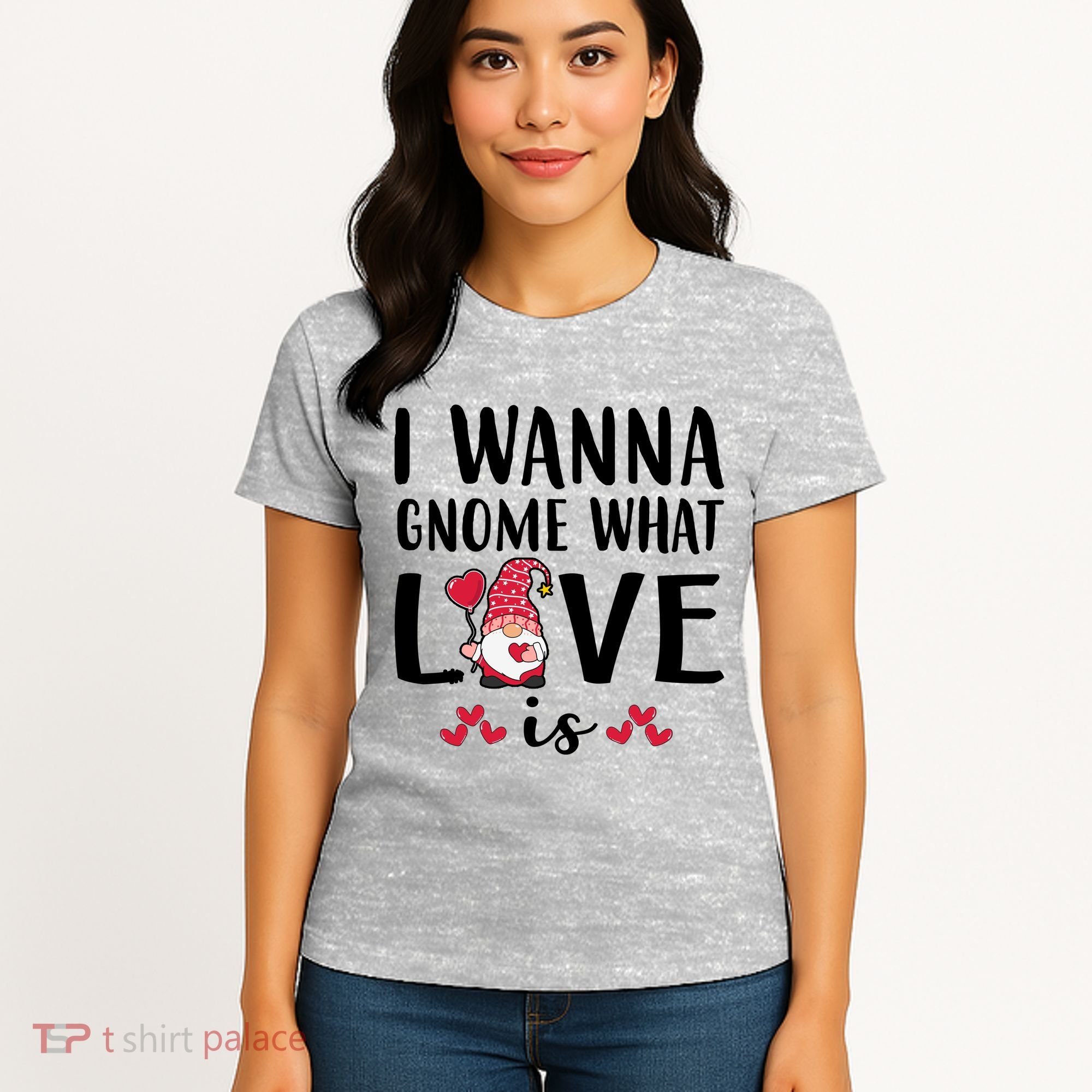 I Wanna Gnome What Love Is Valentine Day Women's T-Shirt