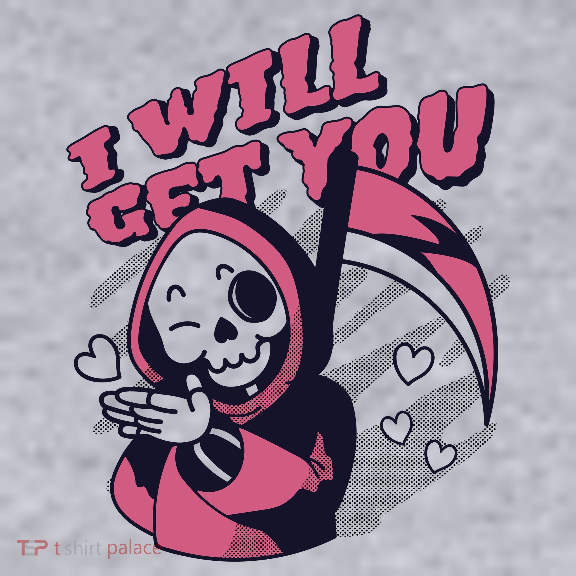 I Will Get You Grim Reaper Cute Gift Women's Sweatshirt