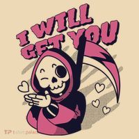 I Will Get You Grim Reaper Cute Gift Tote Bag thumb 4