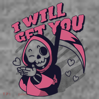 I Will Get You Grim Reaper Cute Gift Toddler Hoodie thumb 2