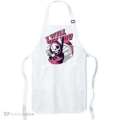 I Will Get You Grim Reaper Cute Gift Apron