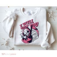 I Will Get You Grim Reaper Cute Gift Sweatshirt thumb 2
