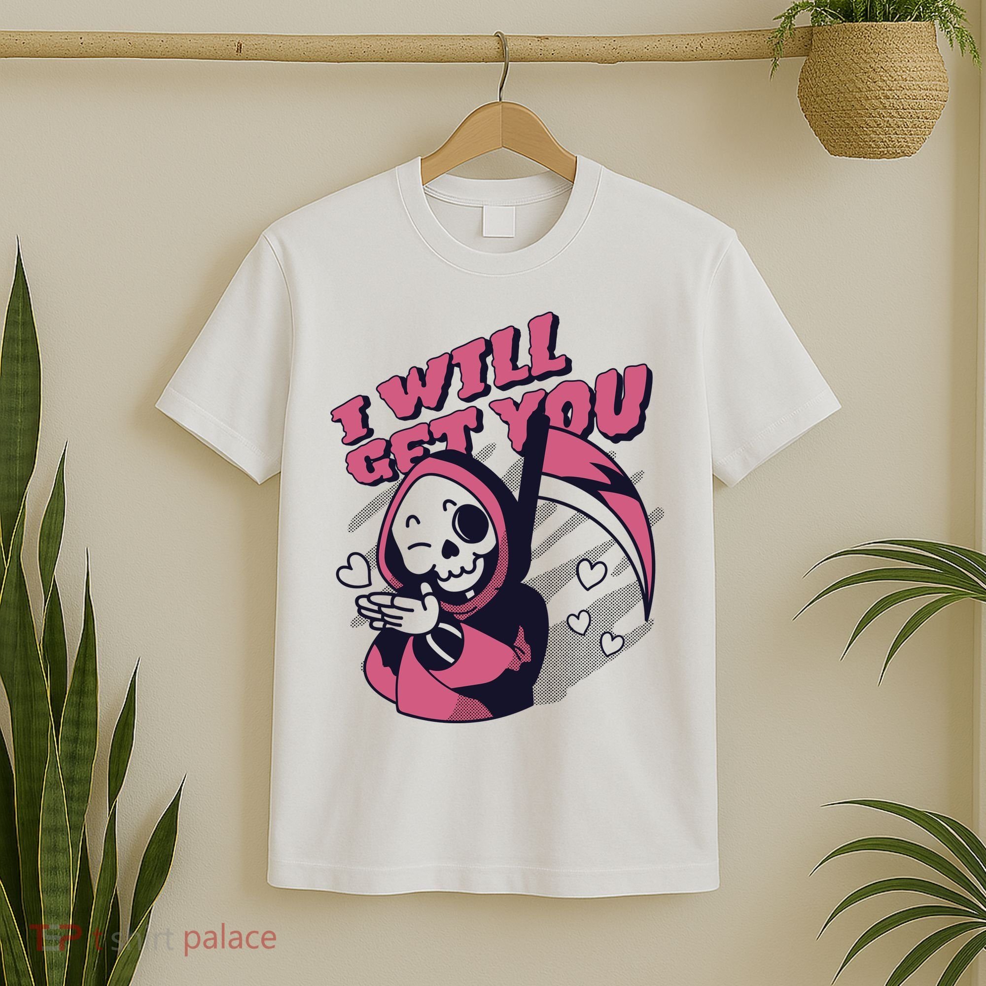 I Will Get You Grim Reaper Cute Gift T-Shirt