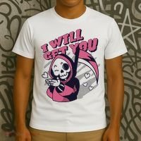 I Will Get You Grim Reaper Cute Gift T-Shirt thumb 3