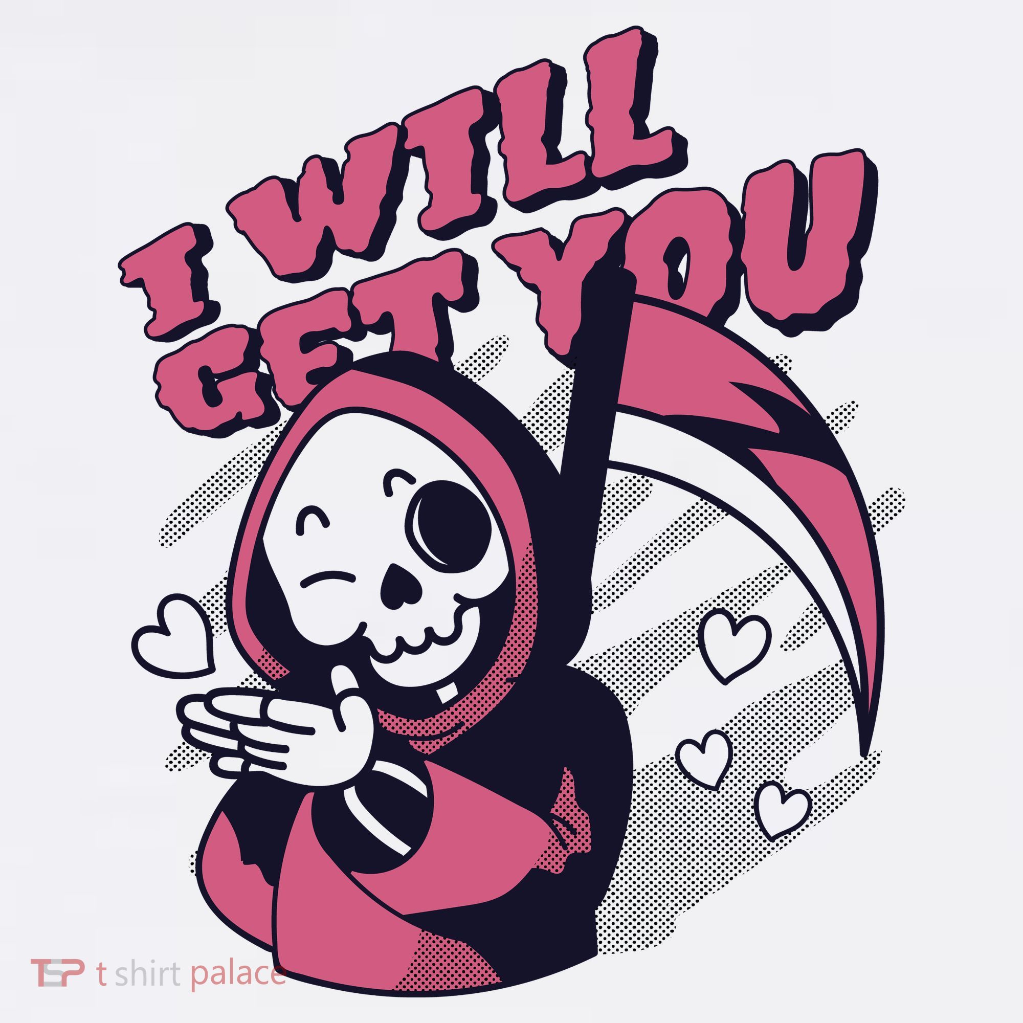 I Will Get You Grim Reaper Cute Gift Beanie