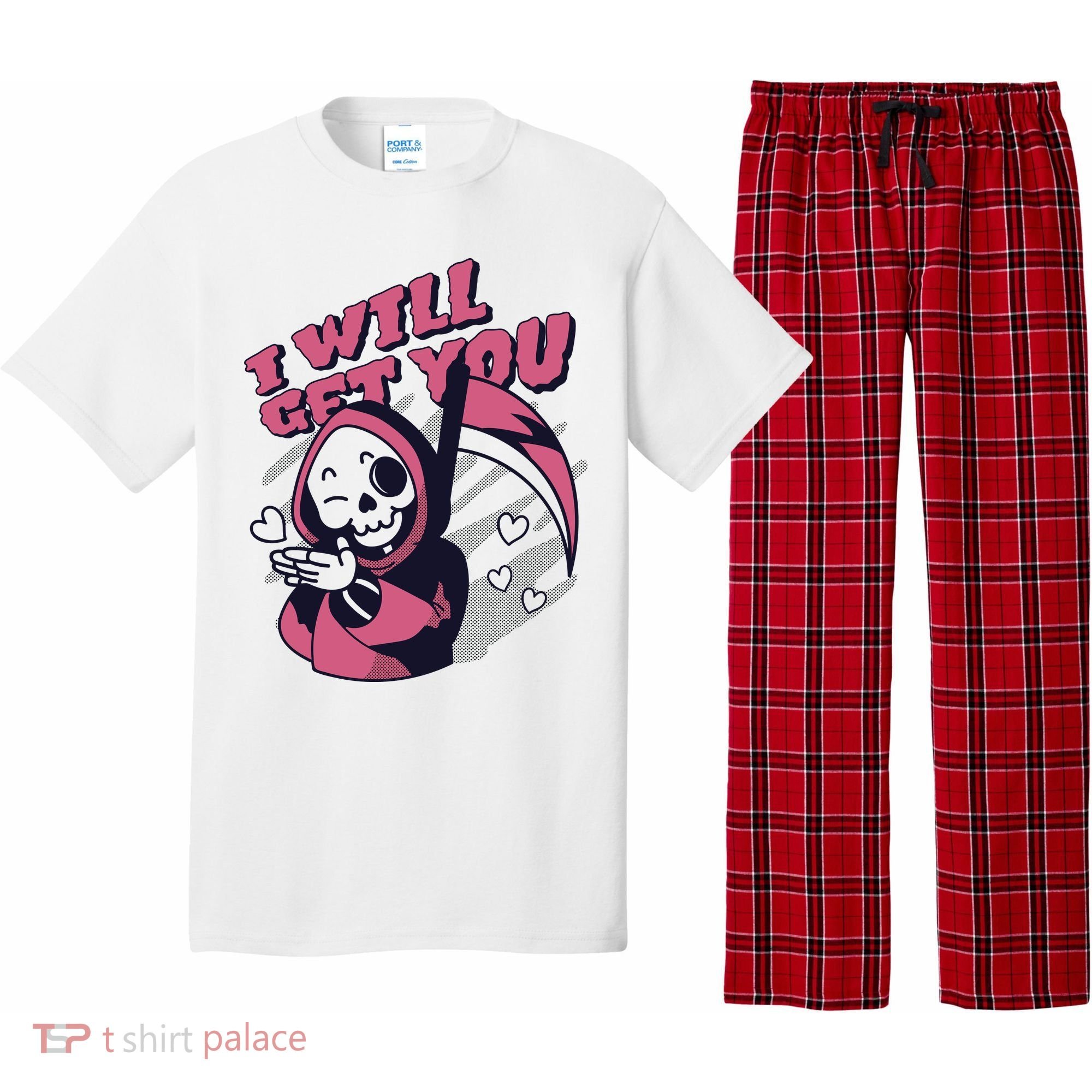 I Will Get You Grim Reaper Cute Gift Pajama Set