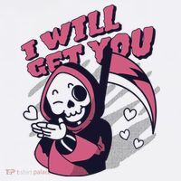 I Will Get You Grim Reaper Cute Gift Women's Hoodie thumb 2