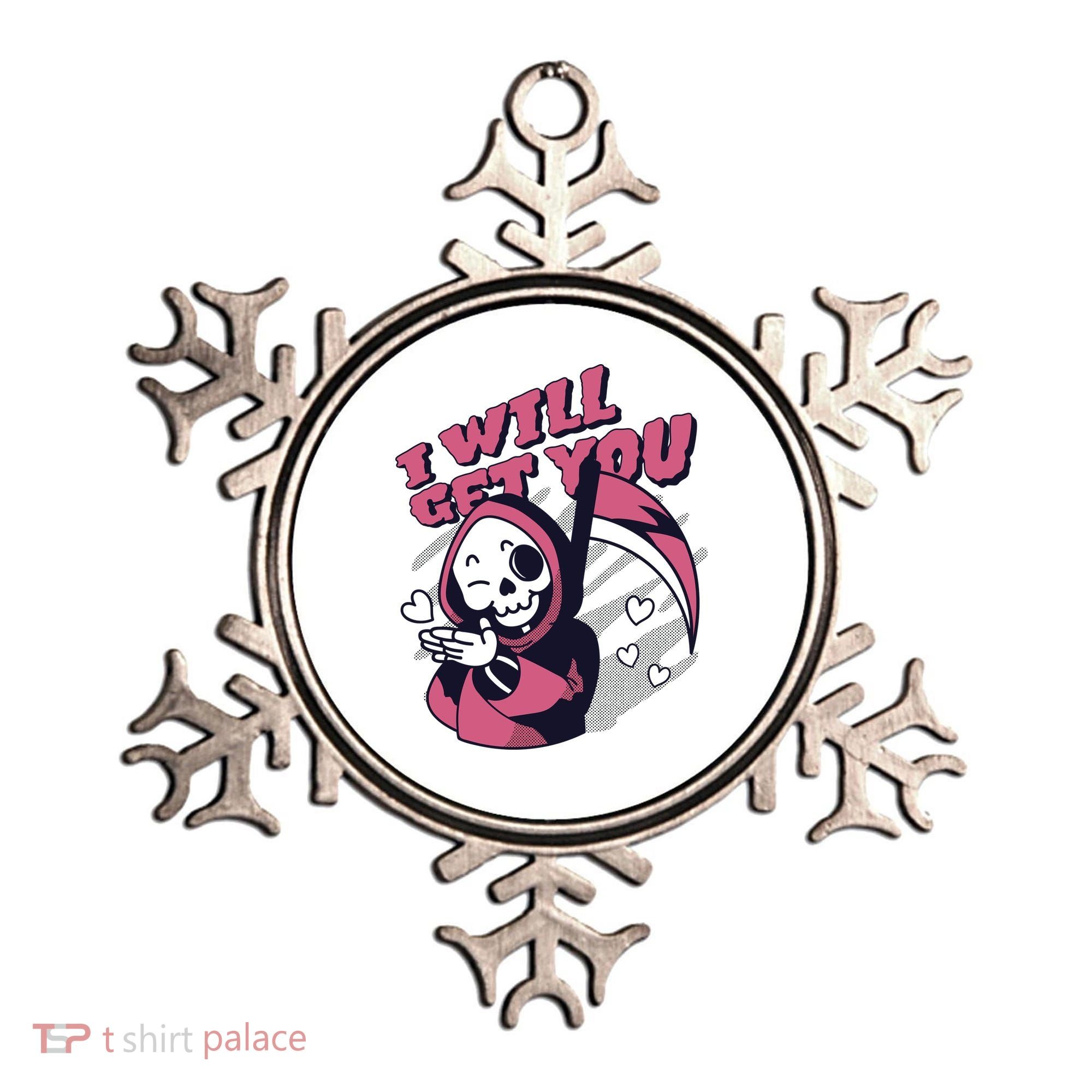I Will Get You Grim Reaper Cute Gift Ornament