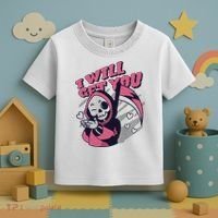 I Will Get You Grim Reaper Cute Gift Toddler T-Shirt thumb 3