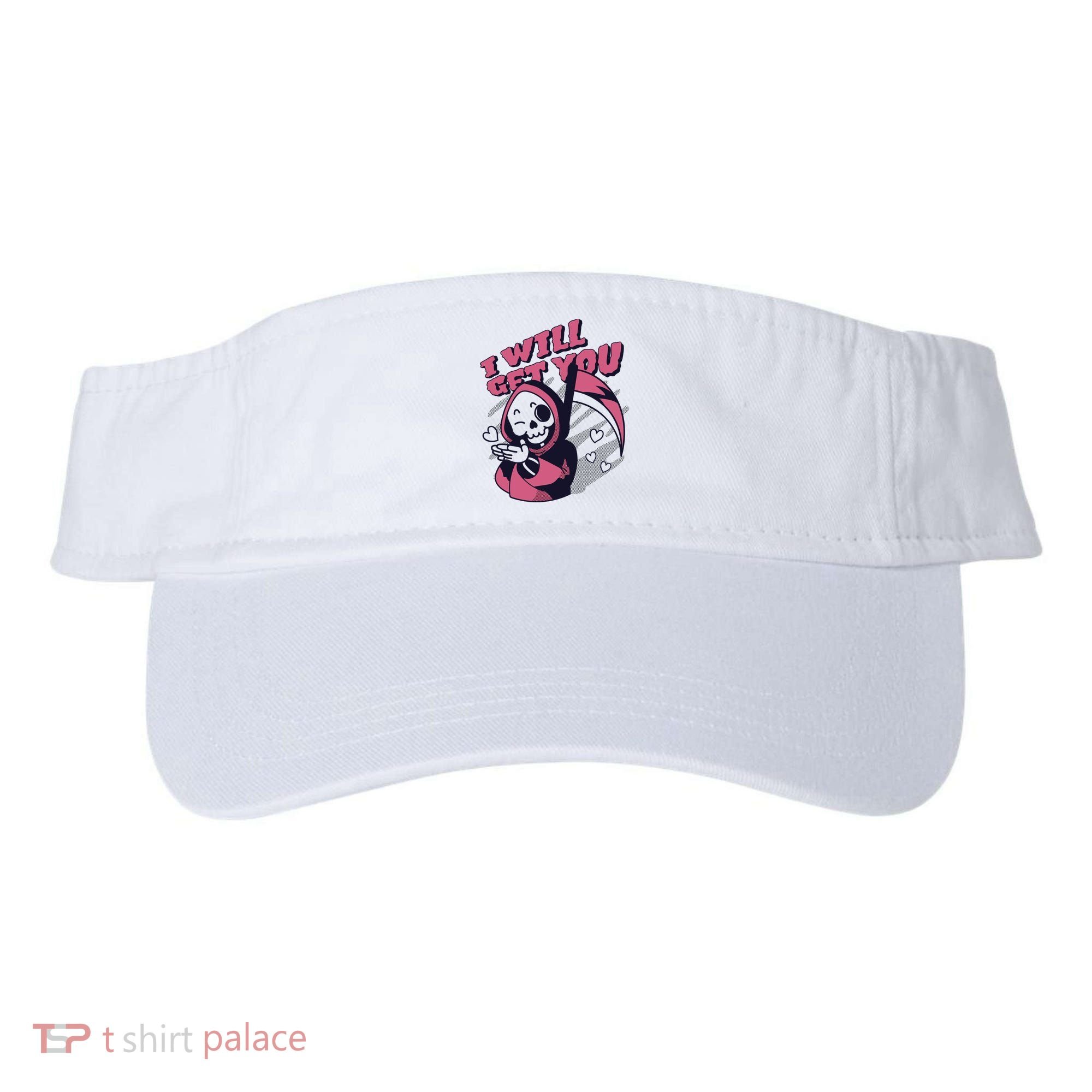I Will Get You Grim Reaper Cute Gift Visor