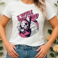 I Will Get You Grim Reaper Cute Gift Women's T-Shirt thumb 2