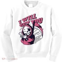 I Will Get You Grim Reaper Cute Gift Kids Sweatshirt thumb 0