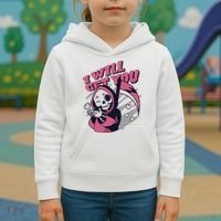 I Will Get You Grim Reaper Cute Gift Kids Hoodie thumb 3