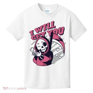 I Will Get You Grim Reaper Cute Gift Kids T-Shirt