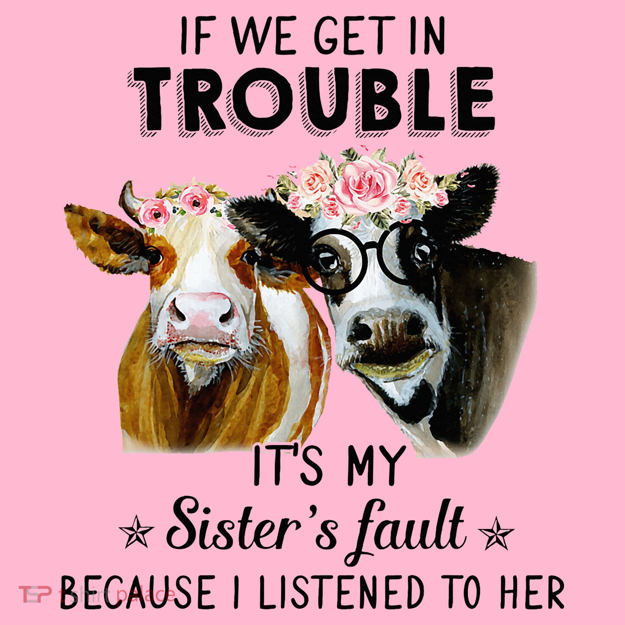 If We Get In Trouble ItS My SisterS Fault Coaster